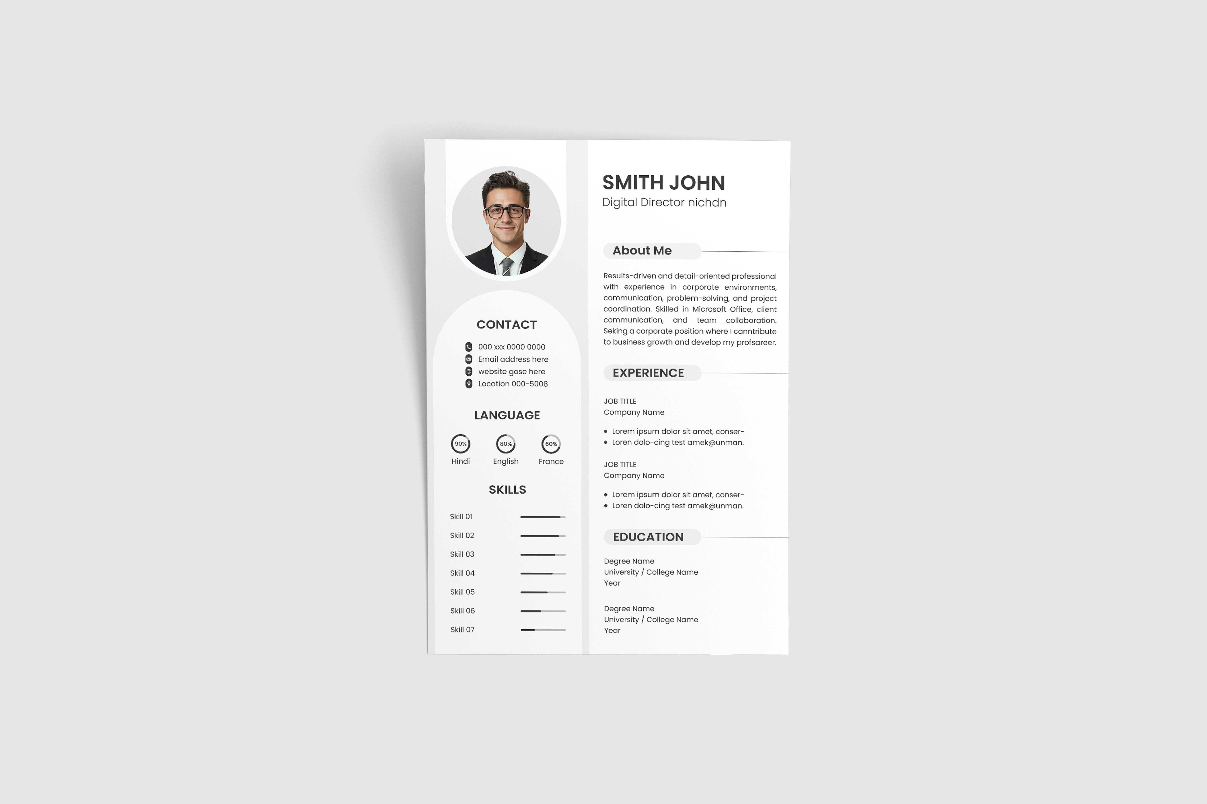 Resume Samples: 125+ Free Example Resumes & Formats - What Is The Best Resume Layout