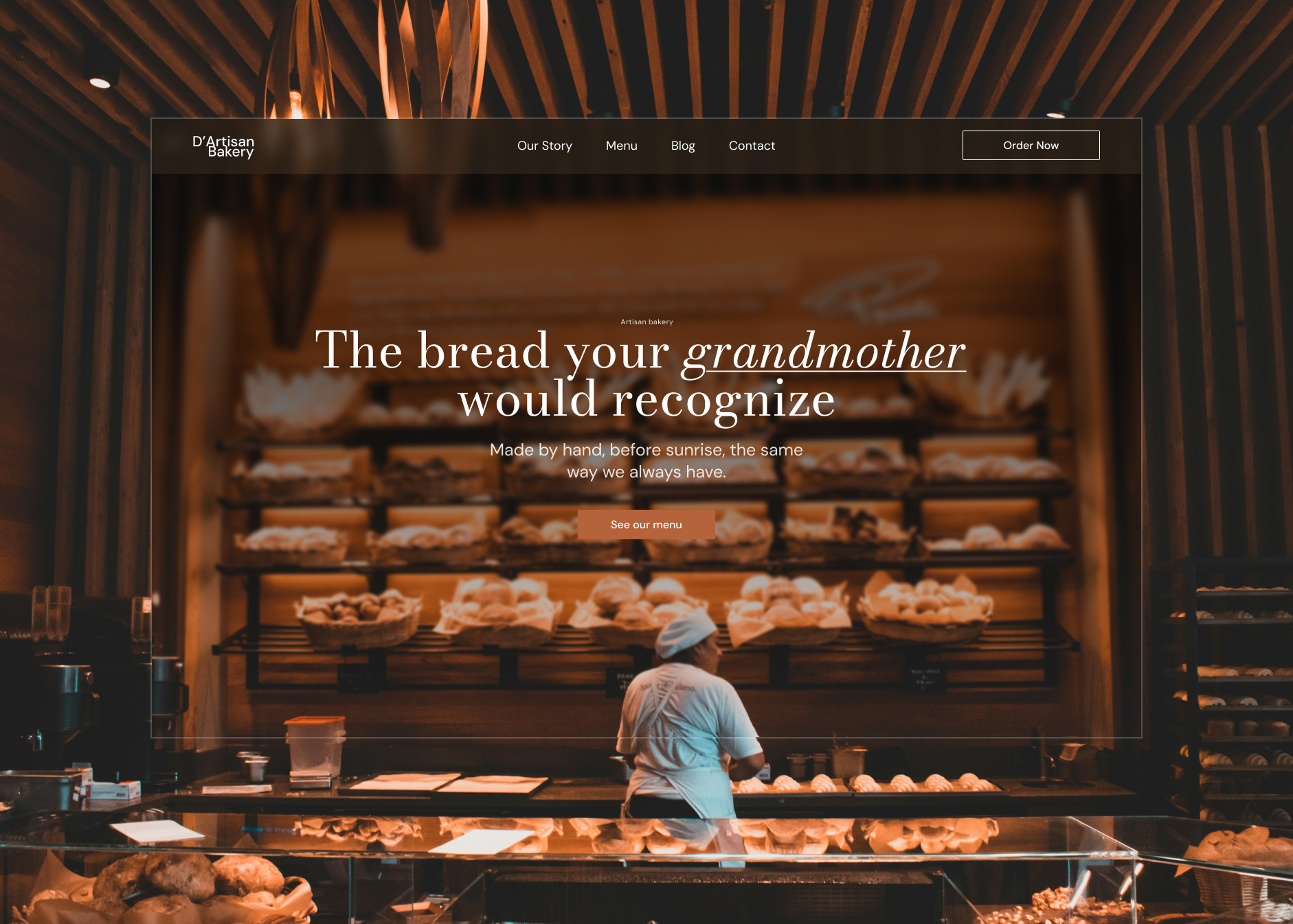 Example of Professional Landing Page Design