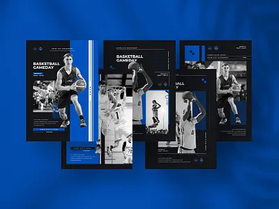 GAMEDAY PROMOTION basketball design flyer graphic design match matchday mvp play player poster promotion sports template