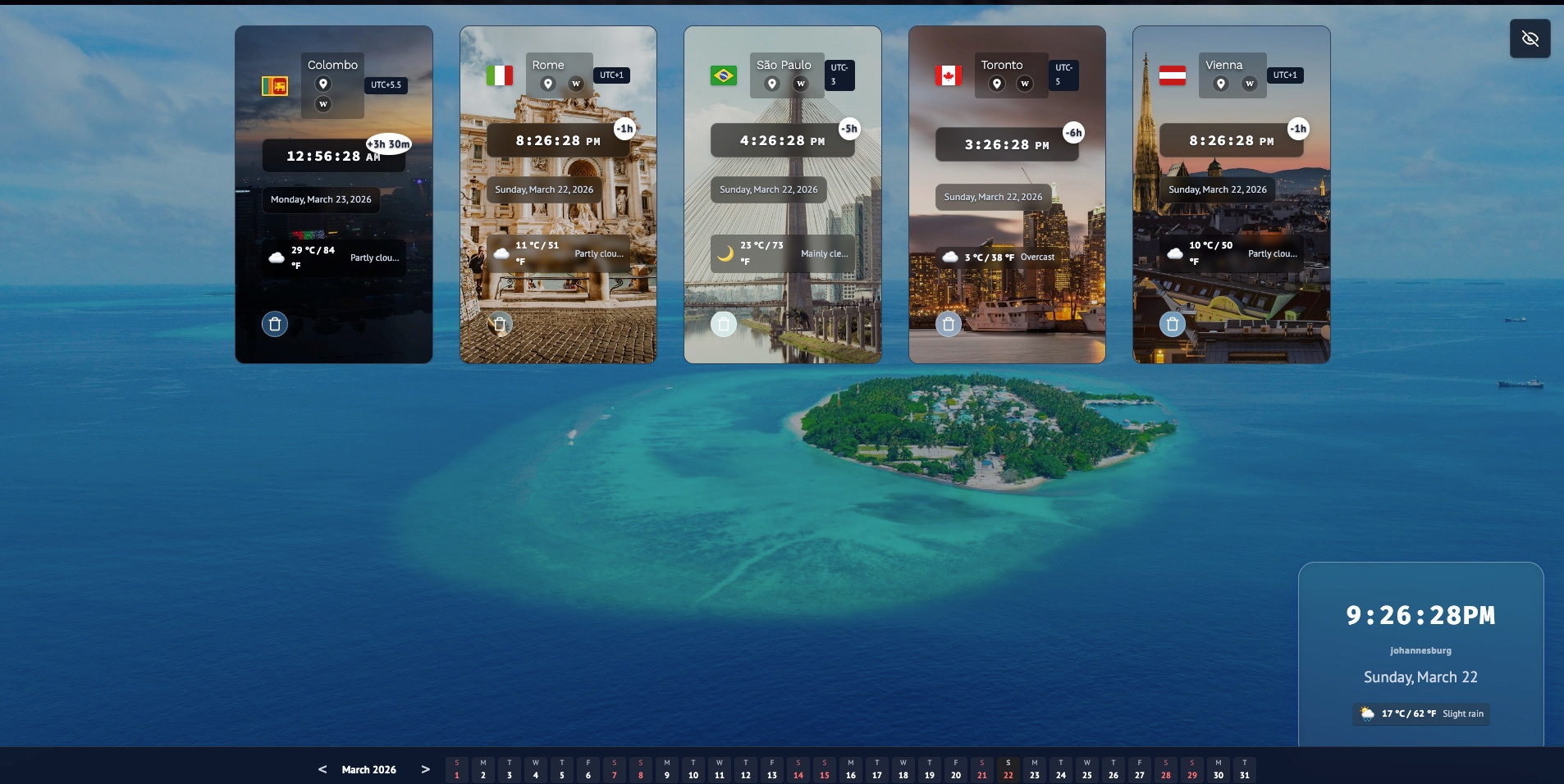 Panotime v2.0 chrome extension panotime world clock