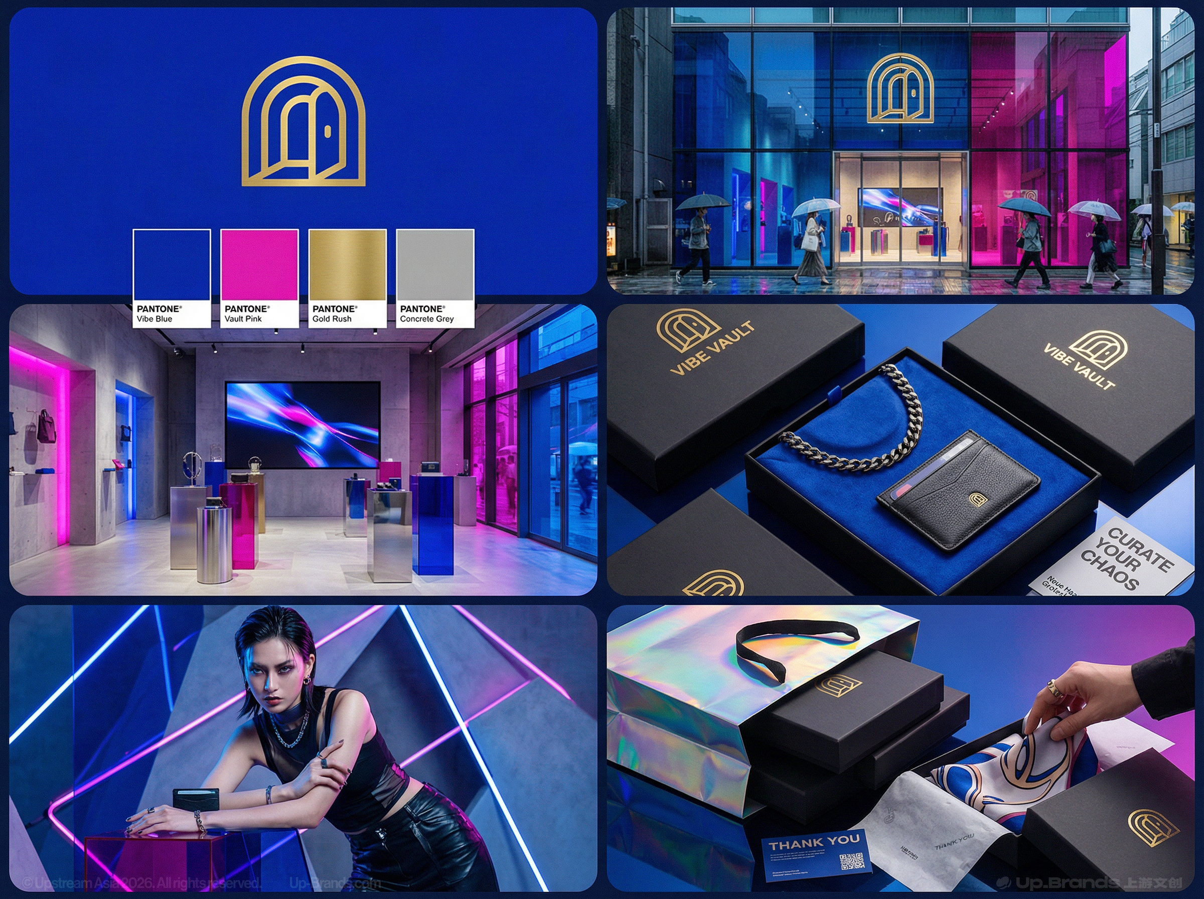 VIBE VAULT | Curate Your Chaos | Luxury Accessories Branding
