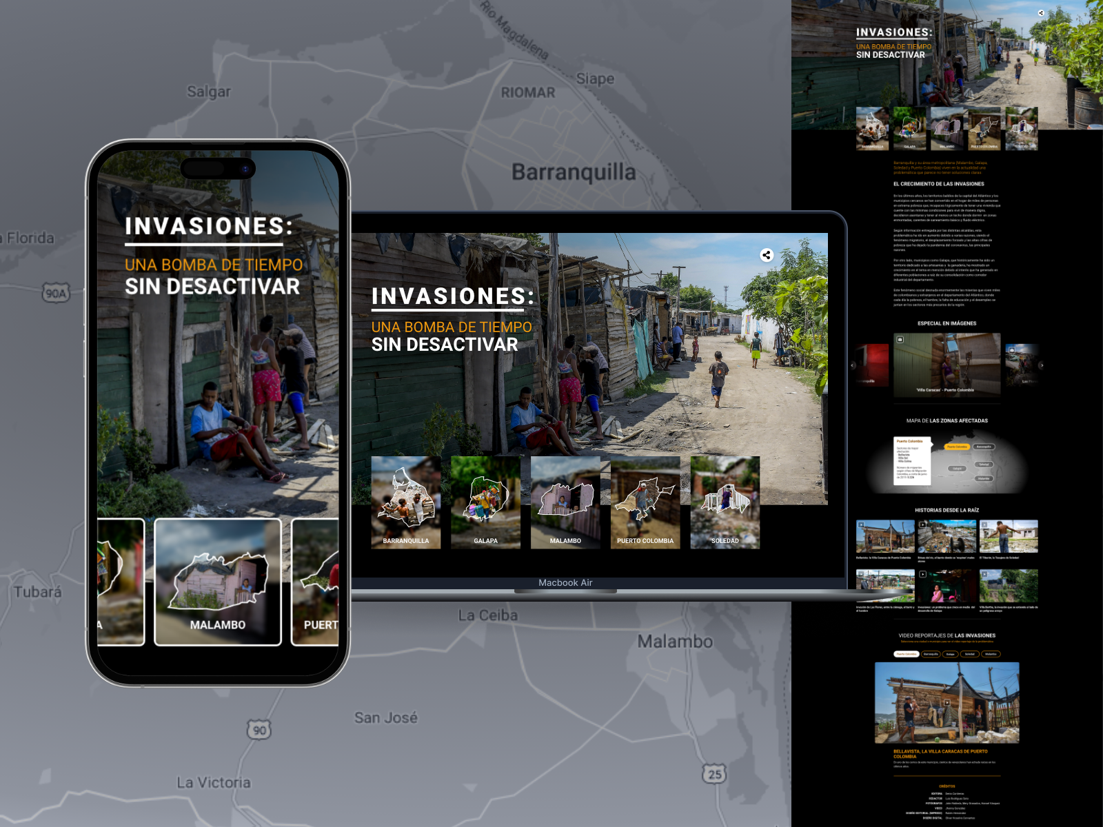 Invasiones: Visual Journalism & Digital Storytelling