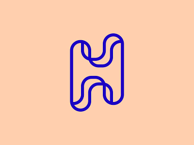H Lettermark Logo alphabet brand identity branding clean creative h h logo identity lettermark logo logos minimal modern monogram negative space