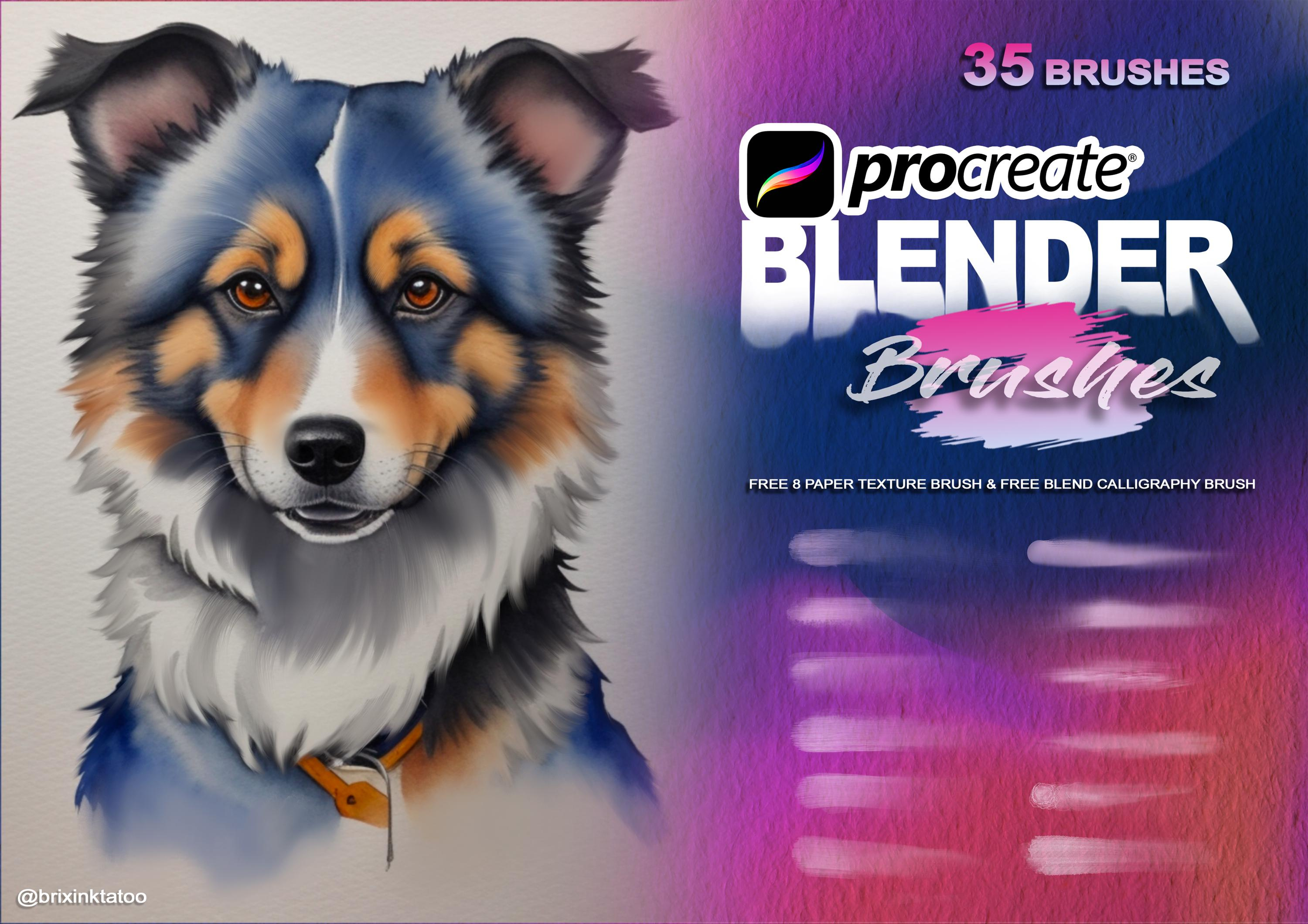 35 Procreate Smudge Brushes