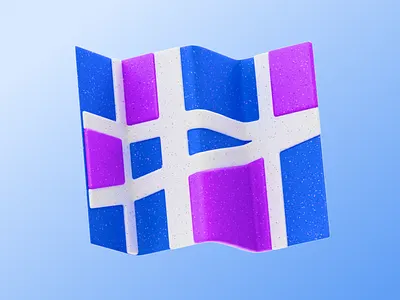 📍 Daily 3d arrows c4d illustration map minimal routing simple tow trendy vibrant