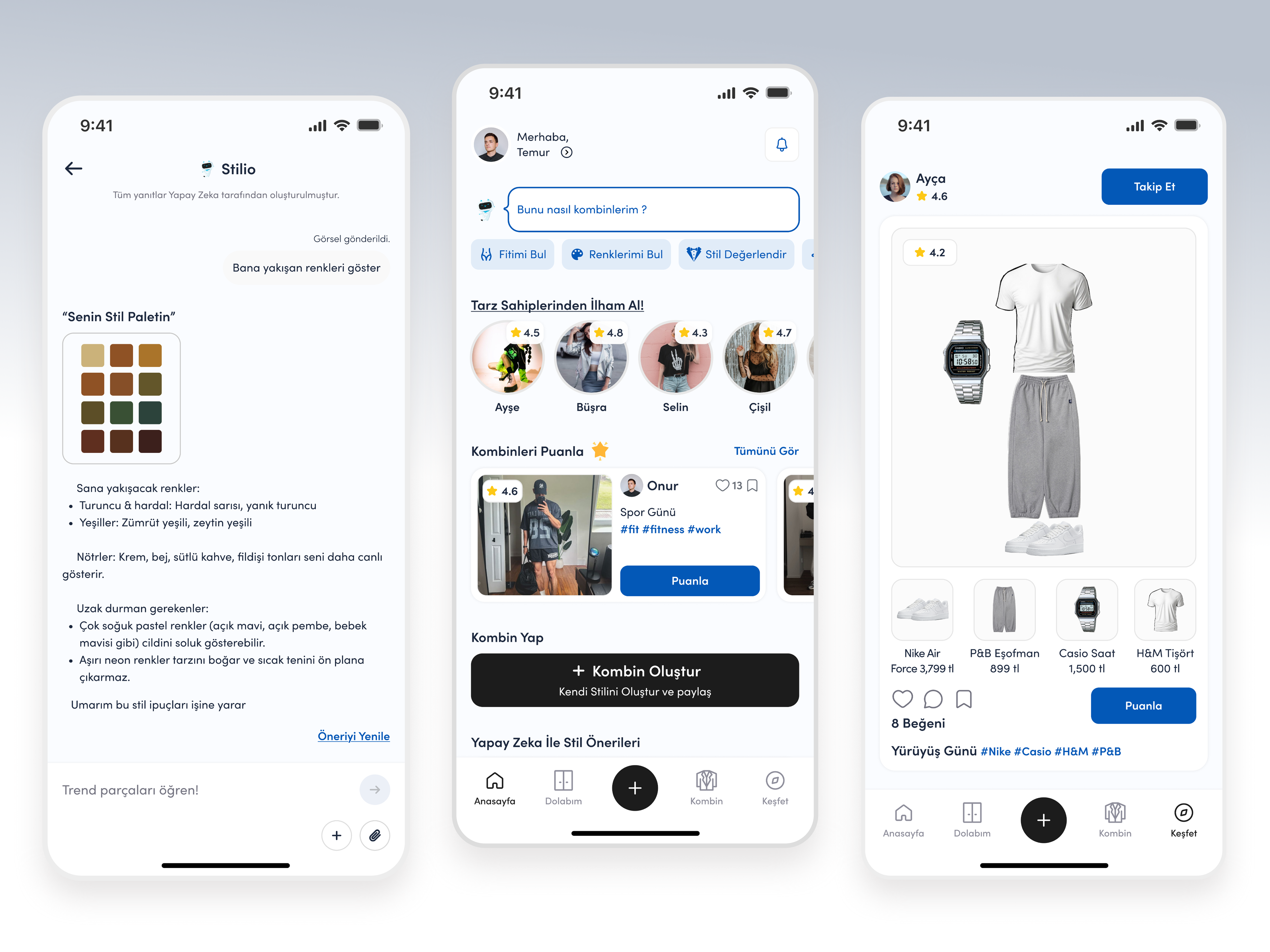 Stilio Yapay Zeka Destekli Moda Uygulaması