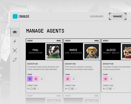 [GUILD] - Multi Agent Management Platform
