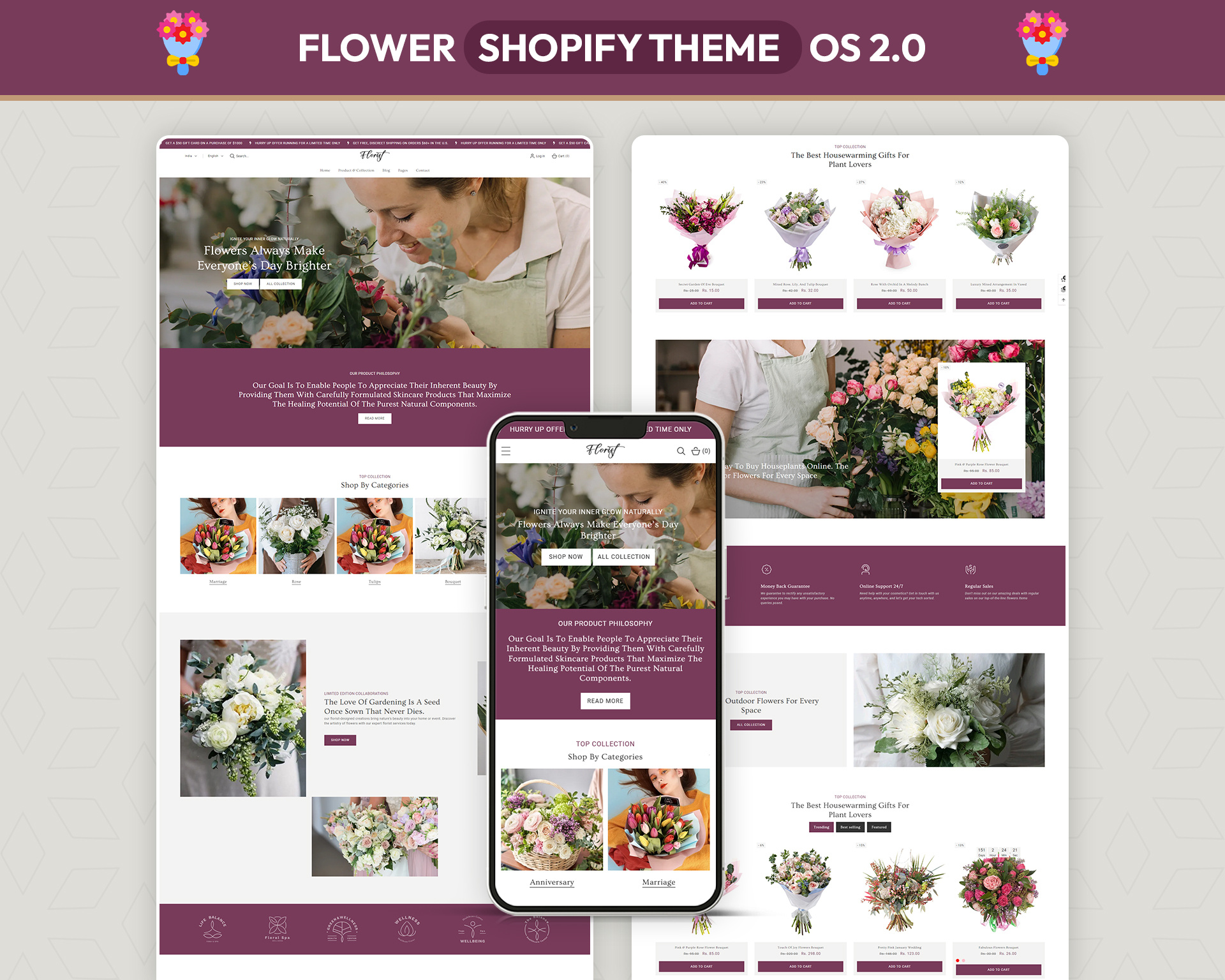 Florist – Botanical Elegance & Luxury Floral Boutique UI botanical ui branding case study creative direction digital experience flower shop ui interaction design layout minimalism mobile ui portfolio product grid responsive typography ui design user experience user interface ux design visual identity web design