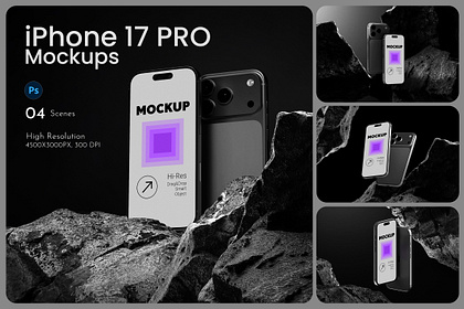 iPhone 17 Pro Mockups