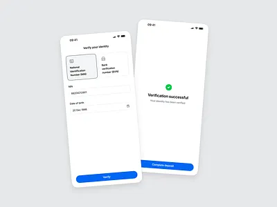Verify your identity flow (KYC) bvn design figma identity kyc nin onboarding ui
