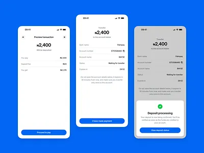 Transaction preview and processing deposit design figma fintech prediction prediction market trade ui web3