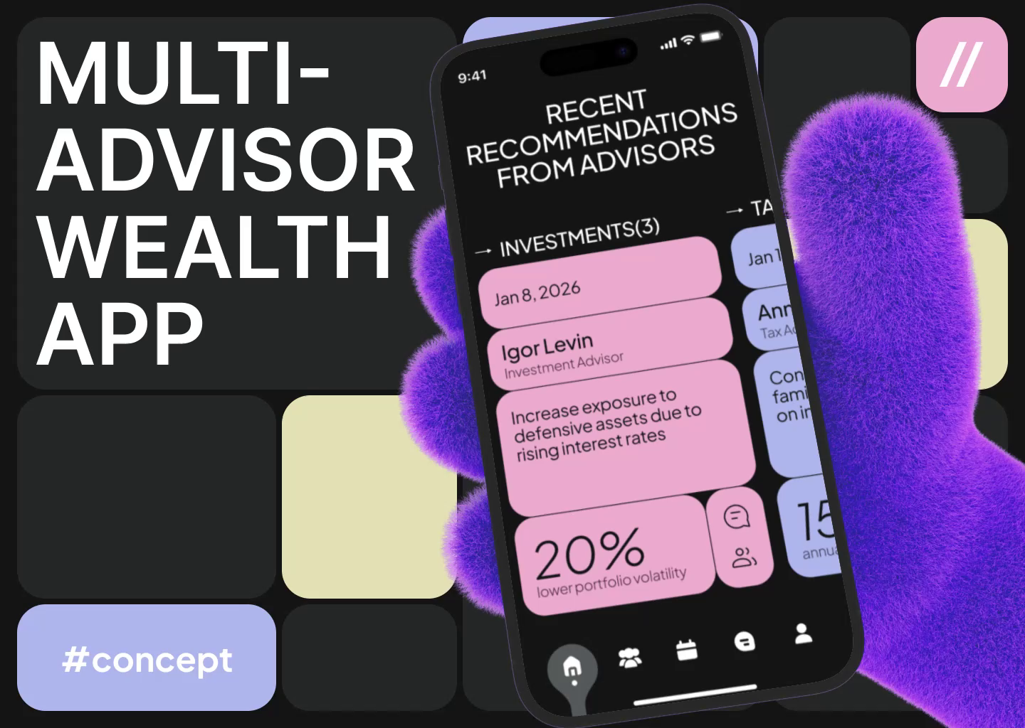 Wealth App Mobile iOS App Design