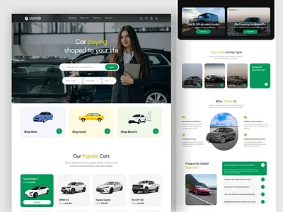 Car Marketplace Landing Page auto dealer website auto marketplace automotive automotive website automotive website design buy car online ux car buying car dealership car dealership website ui car listing platform car marketplace car marketplace website design car rental electric cars luxury car website luxury cars ui design ux design vehicle marketplace ui web design