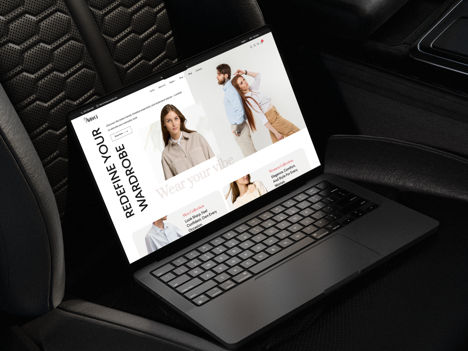 Designing a Modern & Minimal Fashion E-Commerce Website fashion ui uidesign ux web design