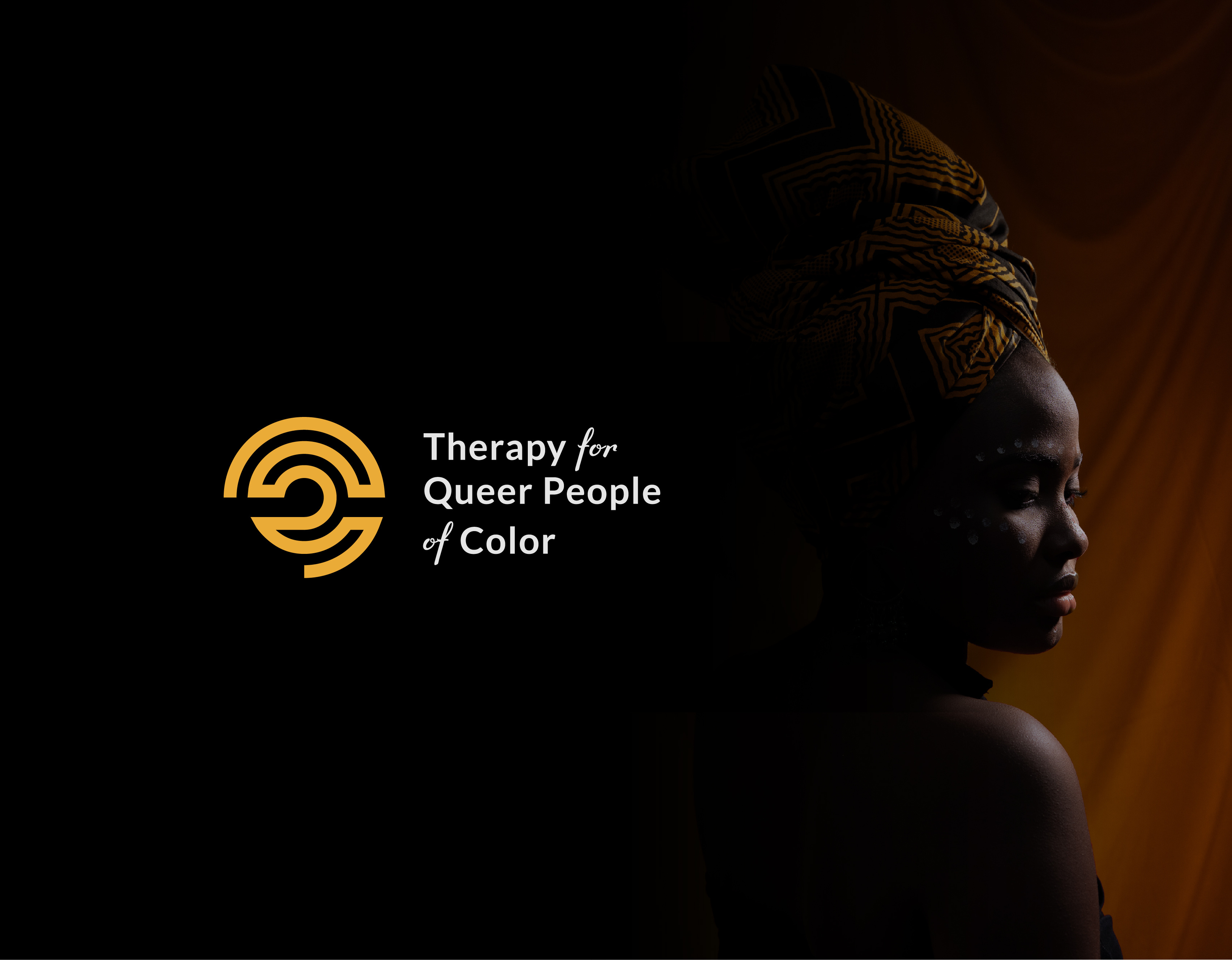 Therapy for Queer People of Color — Logo Design branding business logo consulting logo creative logo graphic design lgbtq lgbtq logo logo logo design mental non profit logo professional logo therapy logo wellness logo