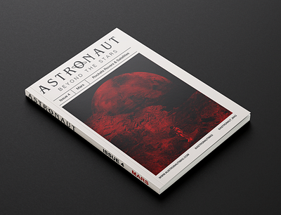 Astronaut Magazine Cover Design brand clean cover design design editorial editorial design future magazine magazine design