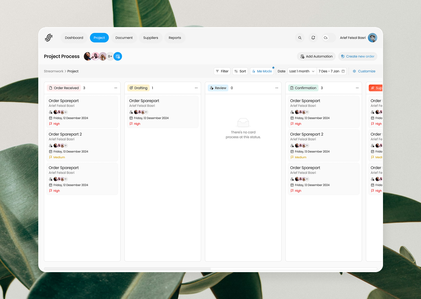 Example of UX/UI Design For Saa S Web Application