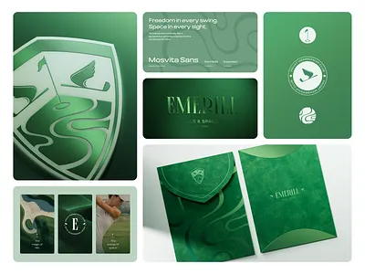 Brand Identity Design for Private Membership Golf Club brand brand identity branding golf golf branding golf club golf club identity golf community golf equipment golf tournament golfer golfing identity logo luxury club luxury golf club luxury sports visual identity