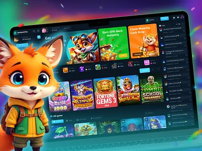 Casino Design betting platform casino casino dashboard casino design casino mascot casino platform casino template casino ui ux design game game app game dashboard game design gaming igaming igaming design new casino social casino web casino web design