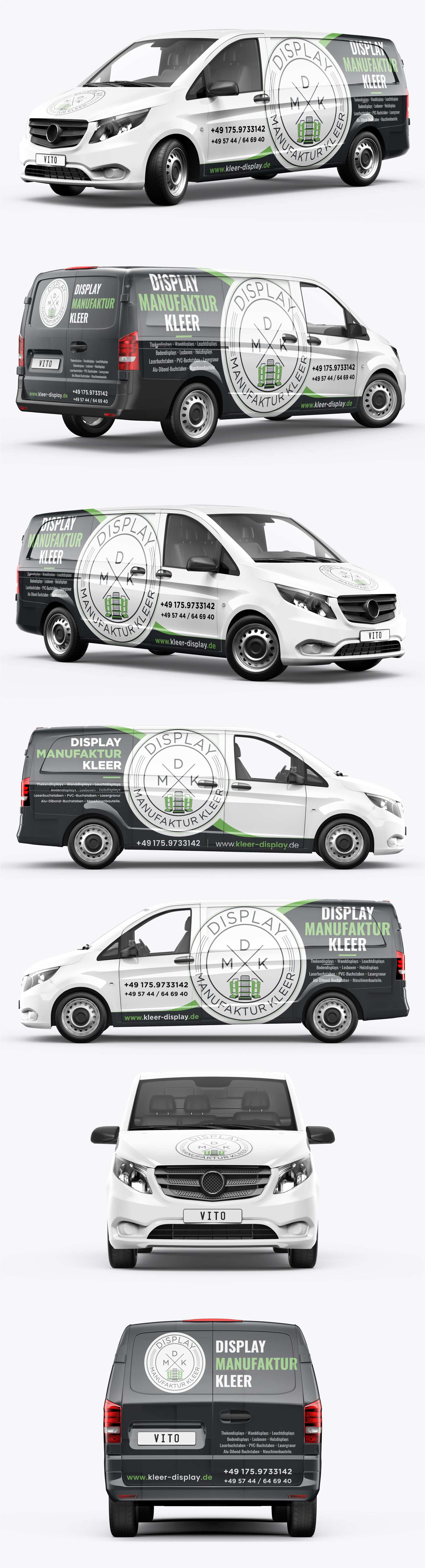 DISPLAY MANUFAKTRU KLEER I Van Wrap 3d wrap branding car wrap creative wrap graphic design innovative wrap van wrap vehicle wrap wrap wrap creative wrap innovative