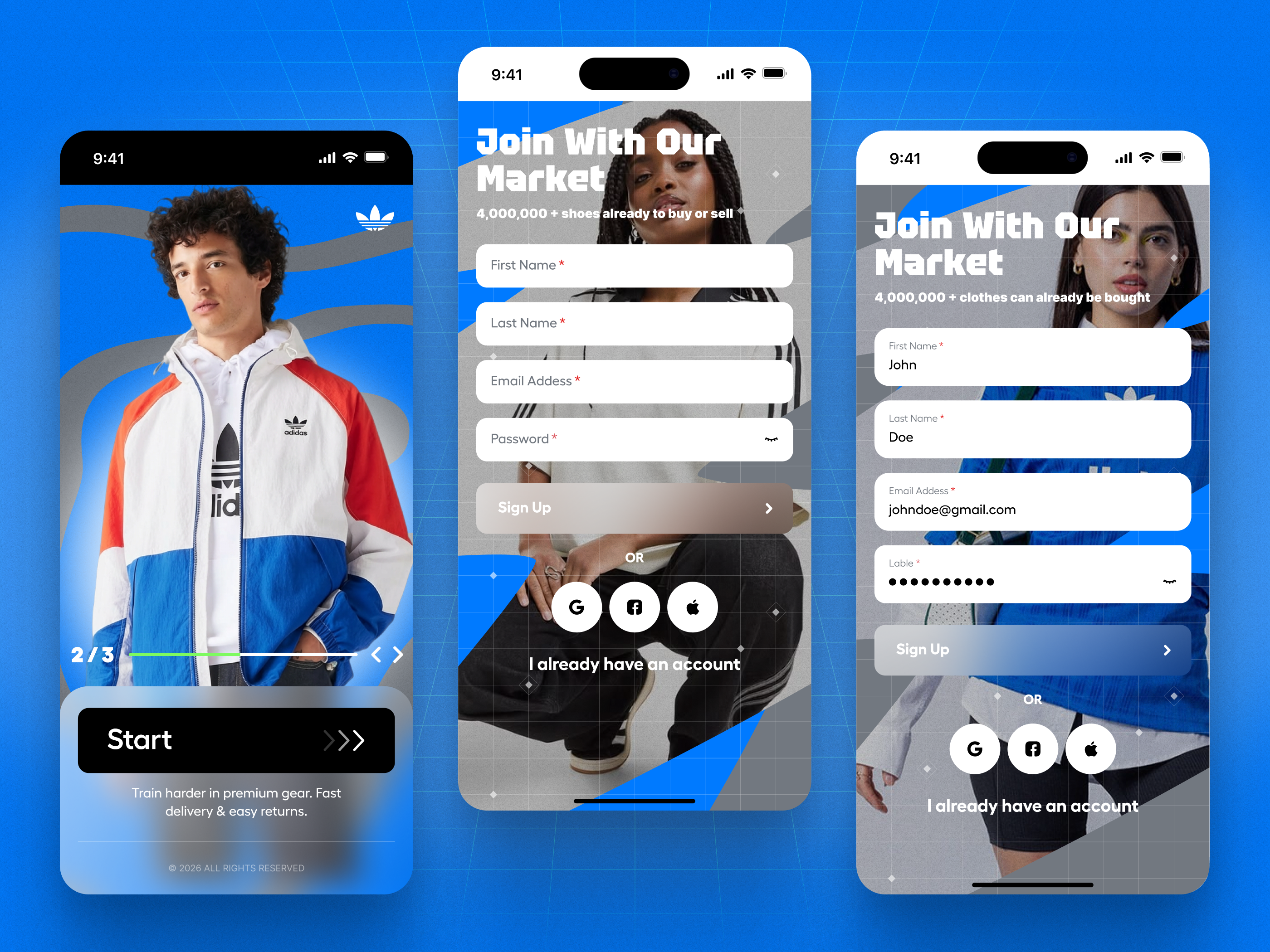 Example of App Concept Design — Starter