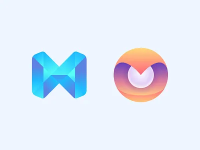 Meta Level logo options branding crystal gem icon letter logo m meta nft pearl symbol