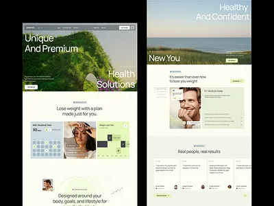 Avenn - Telehealth Landing Page avenn design glp1 landing page design medical website nad product design semoglutide telehealth telehealth landing page telehealth website telehealth website design ui ui ux user experience ux website website design
