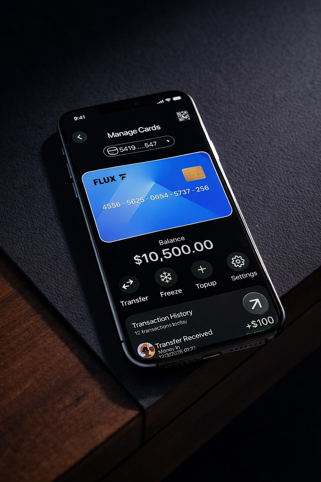 Example of Fintech Mobile App UI/UX Design
