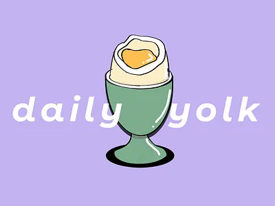 Daily Yolk Branding Design branding graphic design illustration logo