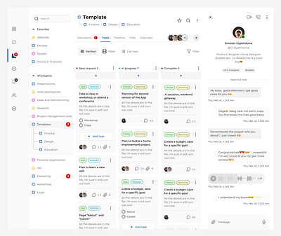 ManageMate Dashbaord dashboard design ui ux