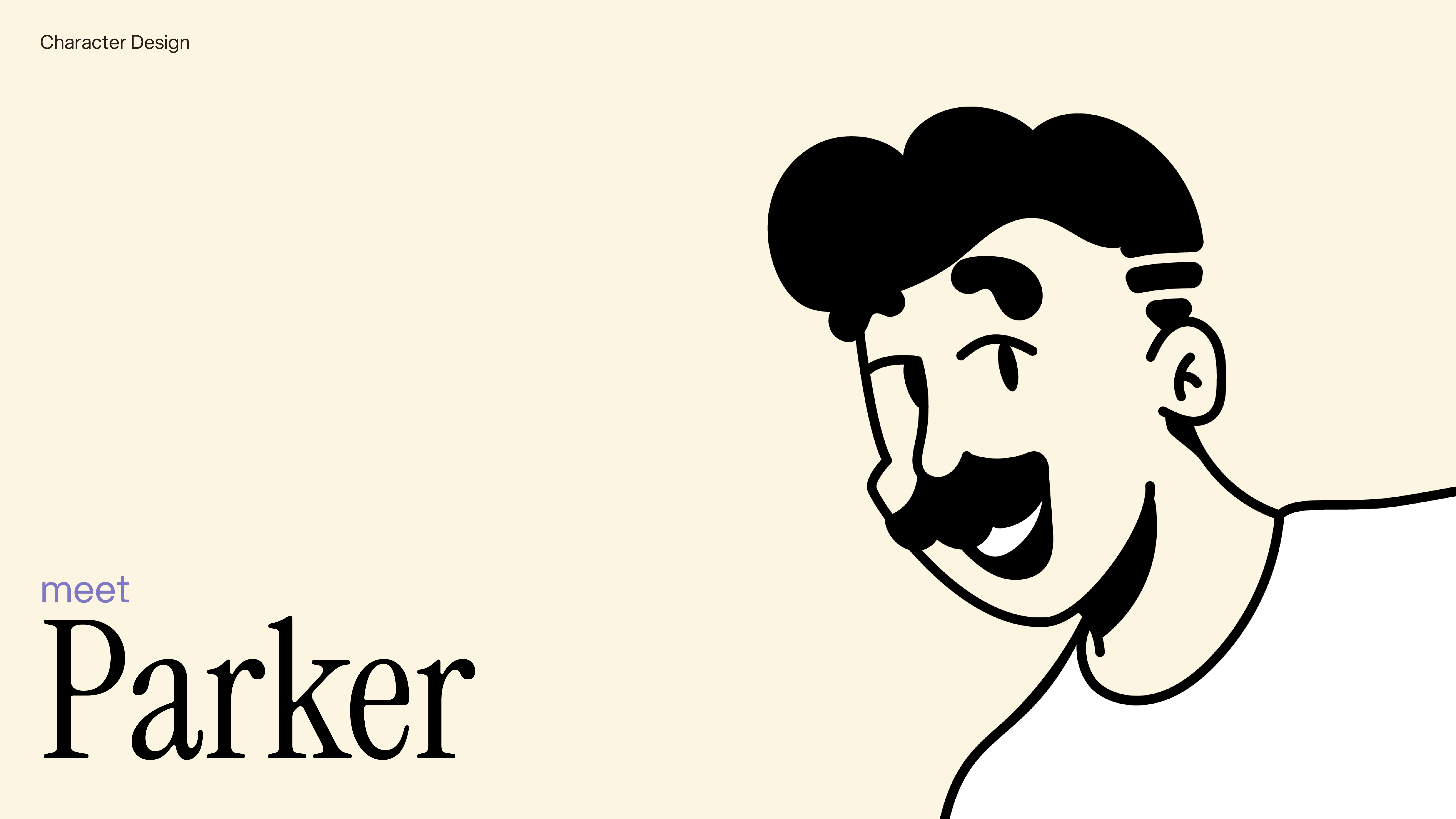 meet Parker ai character characterdesign graphic design illustration line mascot minimal retro simple