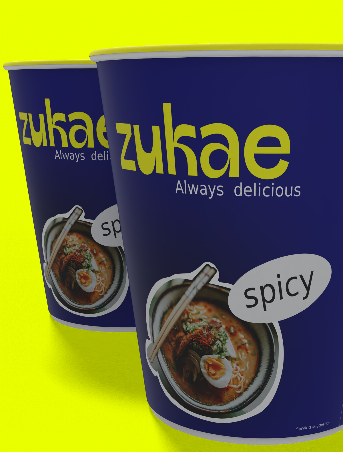 Branding Design for Zukae Instant Noodles branding graphic design illustration logo