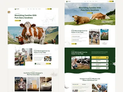 Framilk-Dairy Farm & Milk WordPress Theme clean ui dairy farm farming landing page milk website modern design organic farm ui ux web design wordpress