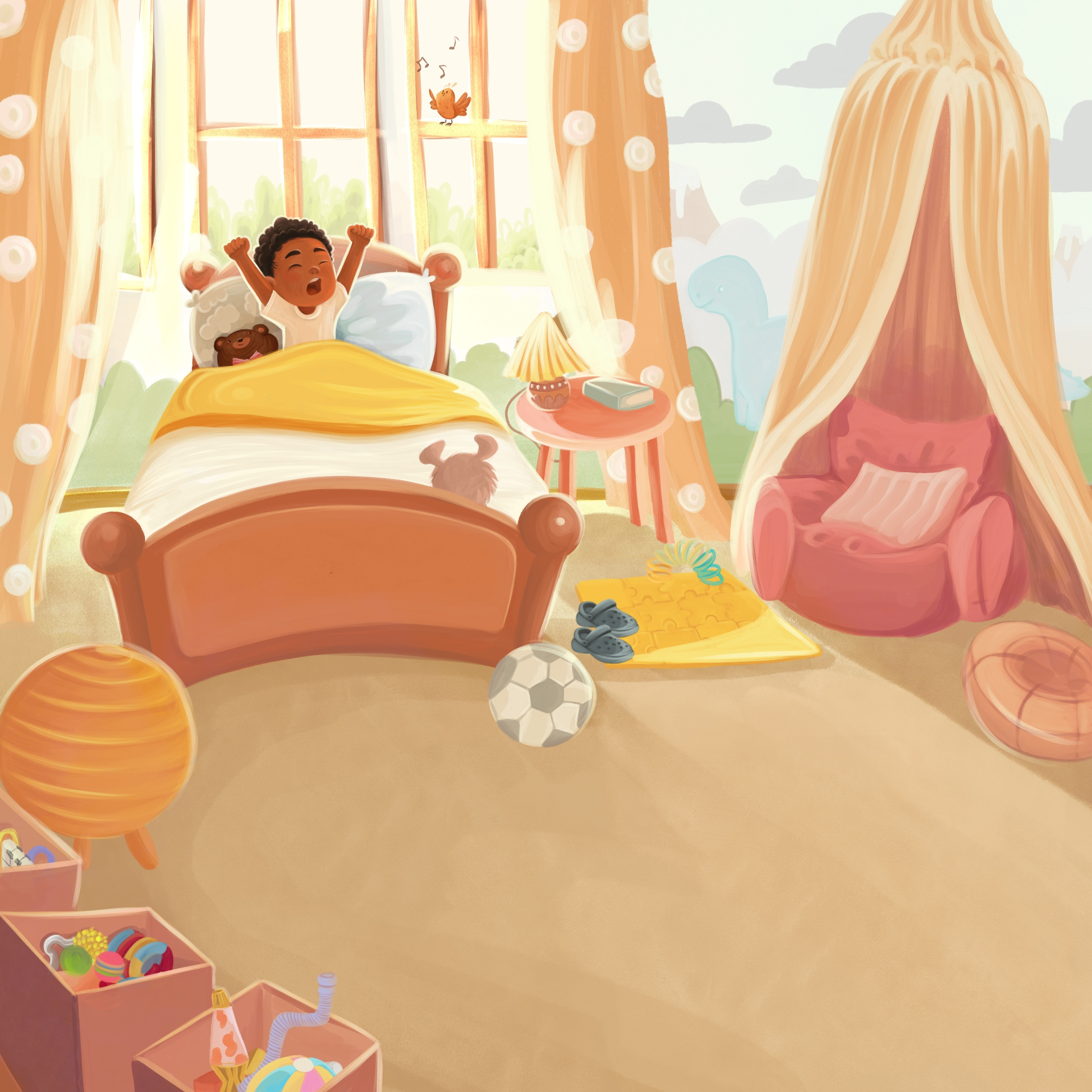 Sunny Morning | Children’s Book Illustration