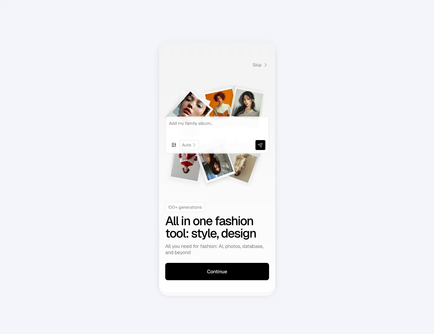 Fashion App Onboarding