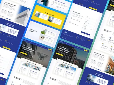 Landing Page Design branding design graphic graphic design illustration manypixels ui ux vector