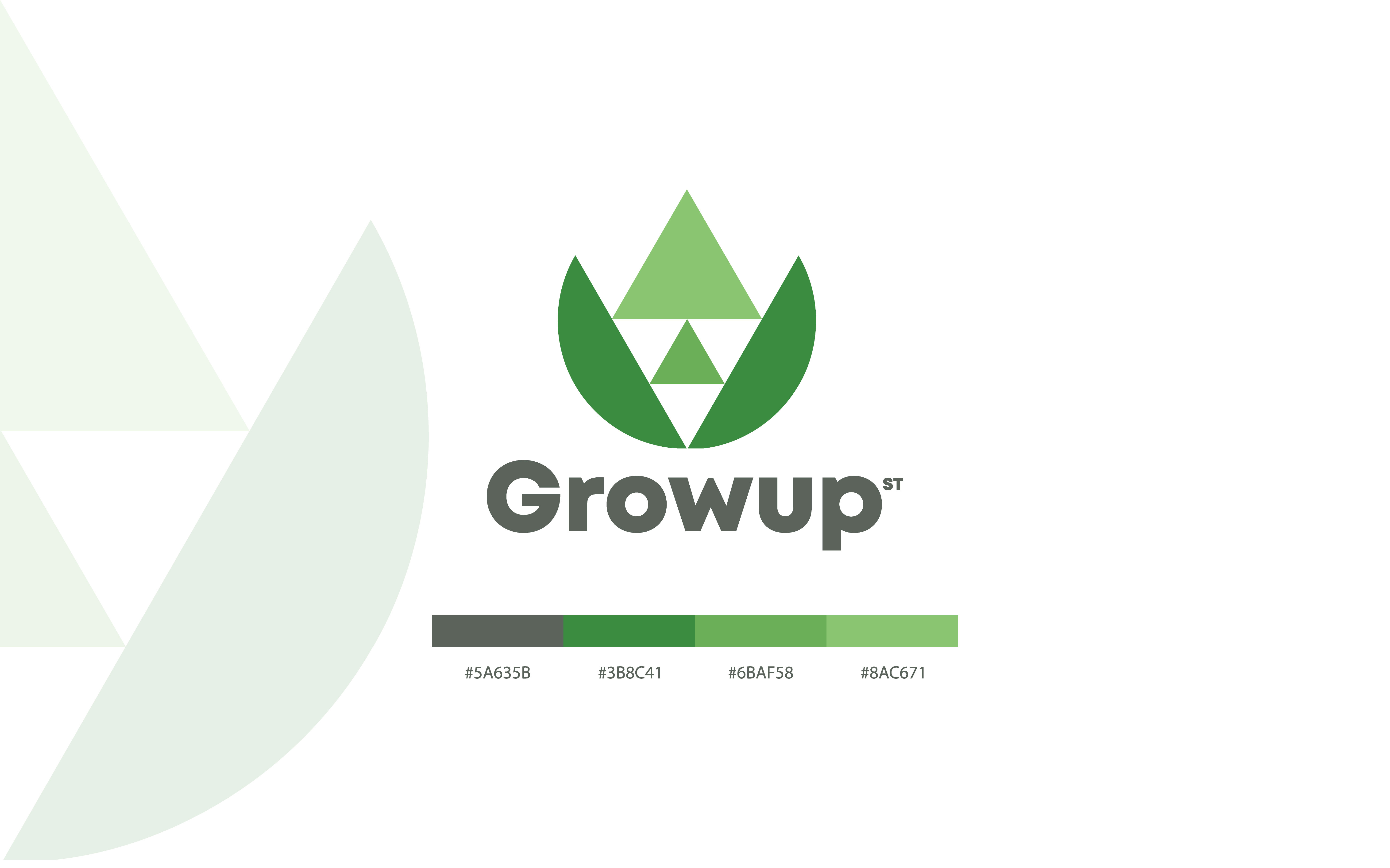 Growup - Organic logo, Growth, Branding, App, UI, Website ai branding creative logo design graphic design grow growth growth iconic logo growth logo logo logo design logo designer modern logo organic organic logo ui web website