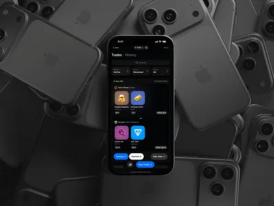 Gettran | Offers app blockchain dashboard flow interaction interface marketplace mobile nft onboarding product system telegram ton trading ui ux wallet web web3