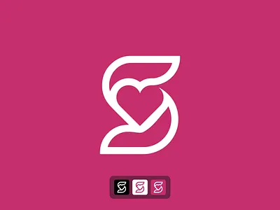 Logo S Love | Minimal Logo for SaaS Startup app logo corporateidentity favicondesign logo for sale logo s love love logo restaurant logo s branding s logo letter saas branding saas logo