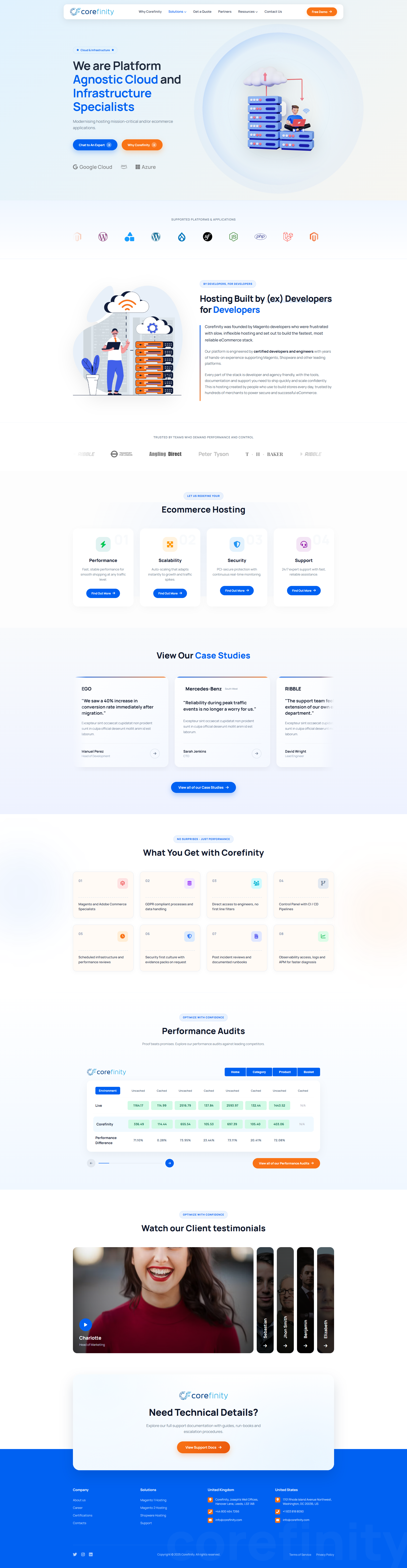 Cofinity branding graphic design laravel ui ux web design website