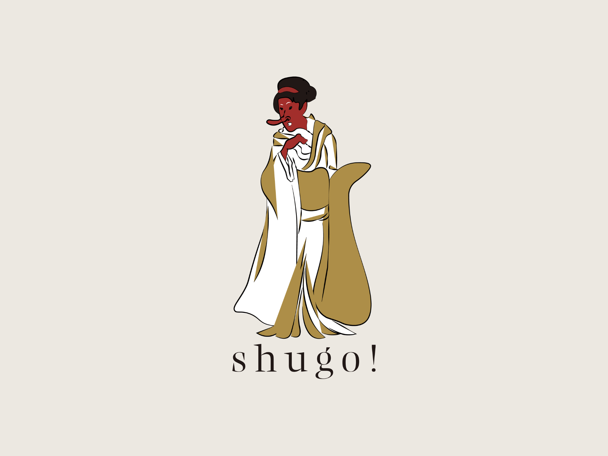 Japanese Logo Design — Tengu Character Branding for Shugo