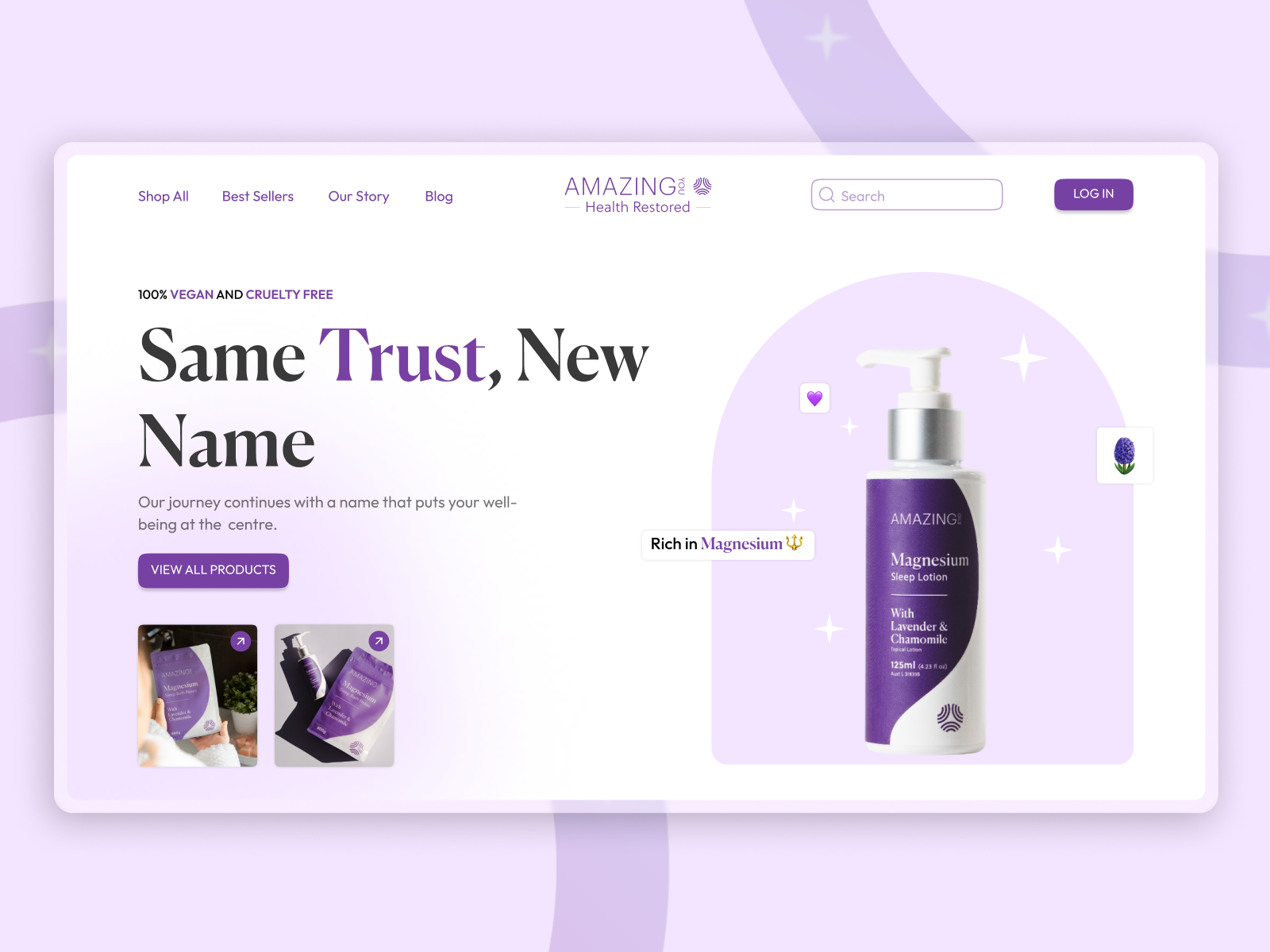 Wellness E -commerce Landing Page | Health Product Store UI app design beauty brand e commerce design ecommerce design ecommerce landing ecommerce ui ecommerce web design fitness ui health design landing page landing page ui product design product page design product page ui skincare branding skincare website soft premium design web design wellness design wellness ui