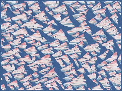 Mountains Seamless Pattern alpinism apparel background everest graphic design handdrawn illustration landscape mount mountain nature pattern peak print rock seamless ski snow winter