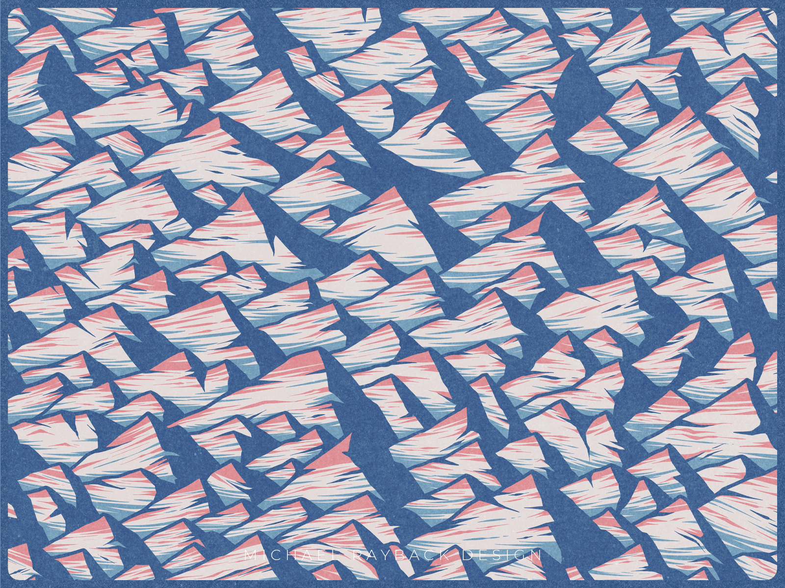 Mountains Seamless Pattern