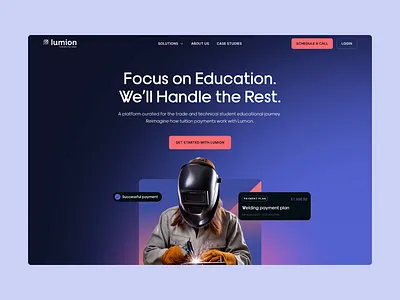 Lumion website animation clean design graphic design motion graphics product typography ui ux web website