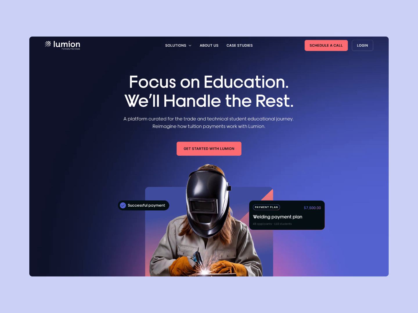 Example of Lumion website
