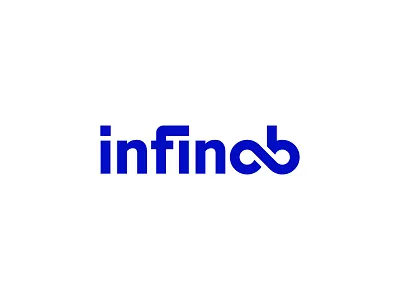 Infinob Wordmark Logo brand branding clean company font graphic design identity lettering lettermark logo logo design logotype minimalist modern simple text text based typography word wordmark