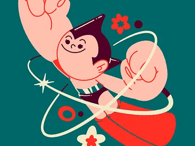 Astroboy astroboy brazil character color design fun illustration sao paulo thunder rockets