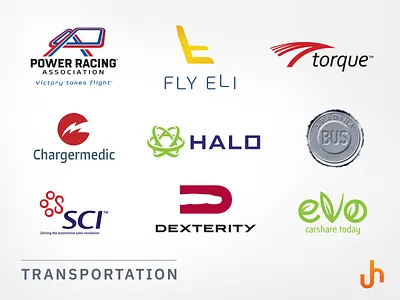 Logos: Transportation branding logo transportation