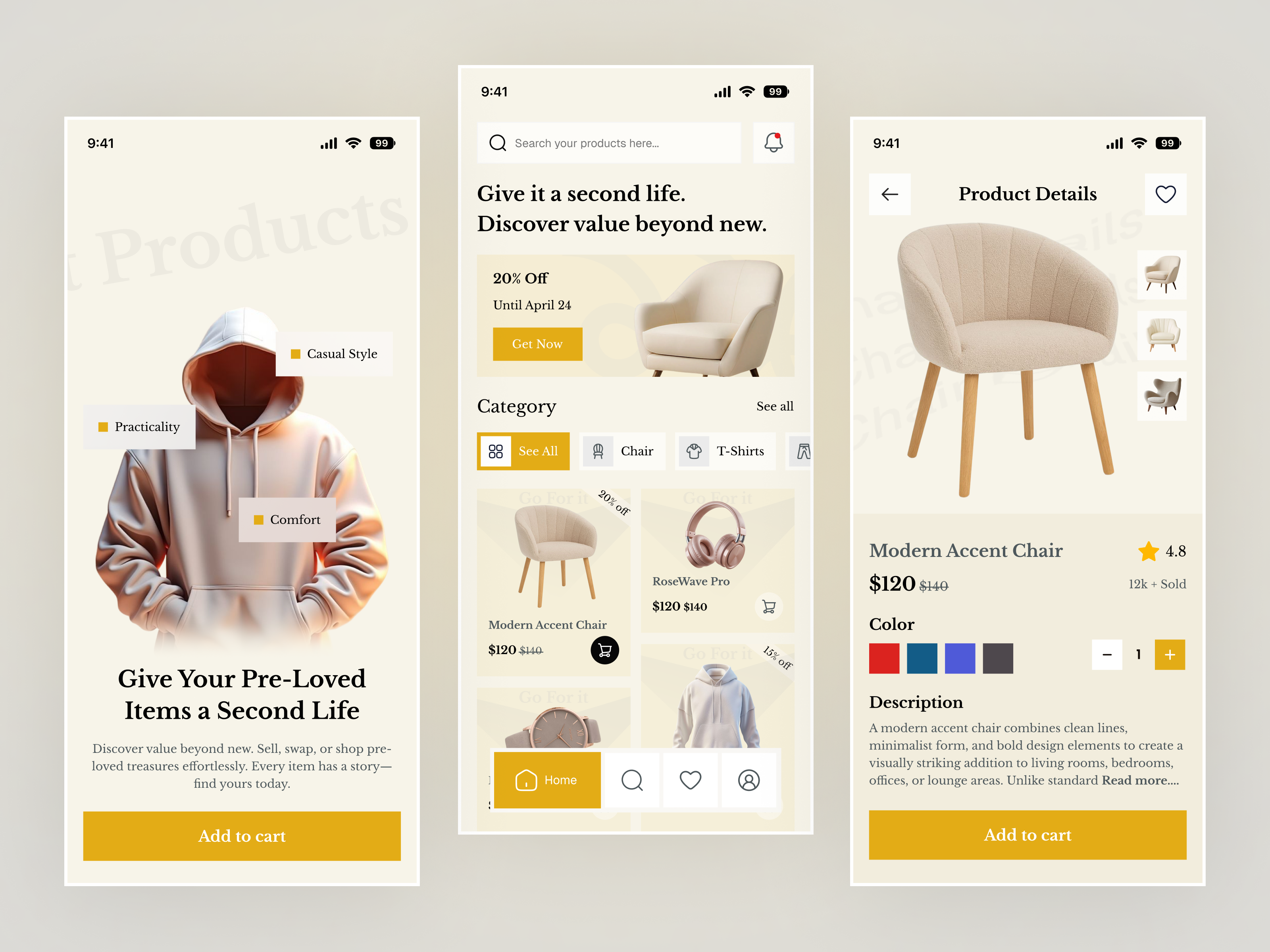 Second-hand Marketplace Mobile App
